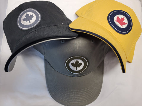 Ball Cap - RCAF Vintage Roundel Crested (Assorted Colours)