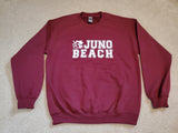 Juno Beach Crewneck Sweatshirt - Maroon