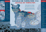 Battle of Normandy Historical Map / Bataille de Normandie Carte Historique