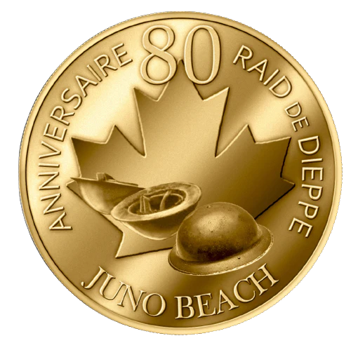 Monnaie de Paris - Dieppe Raid 80th anniversary souvenir medallion