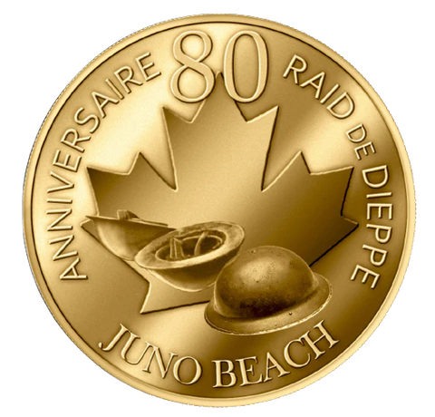 Monnaie de Paris - Dieppe Raid 80th anniversary souvenir medallion